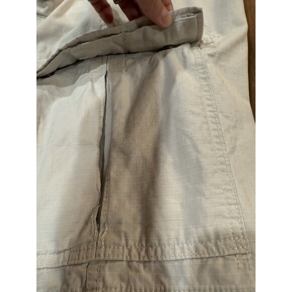Polo Jeans Co Ralph Lauren Cargo Shorts Mens 36 Beige Ripstop Utility Pockets - Picture 8 of 10